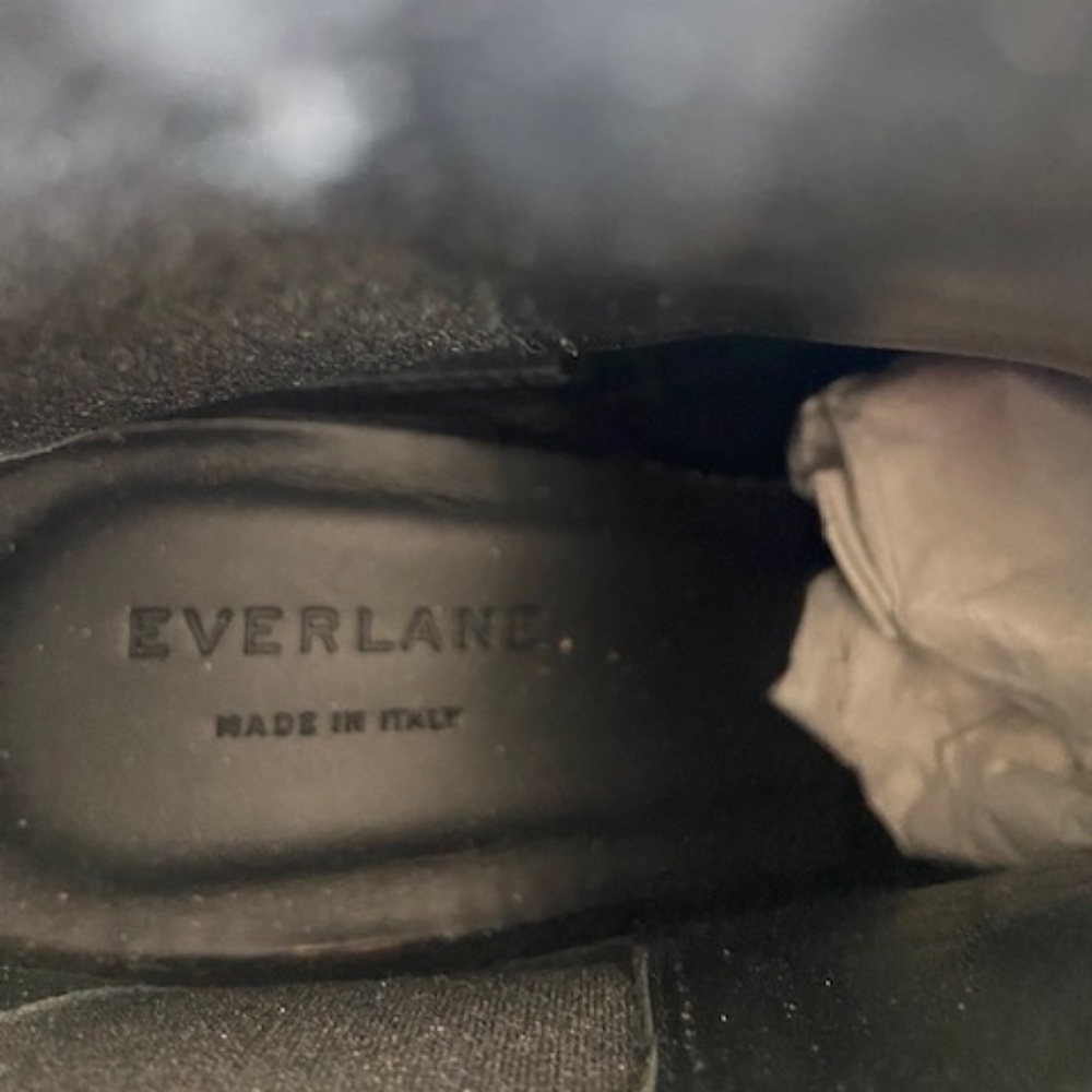 NIB Everlane Black Leather Bootie - Made in Italy - Size 7.5 - Picture 4 of 6